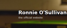 Ronnie O'Sullivan