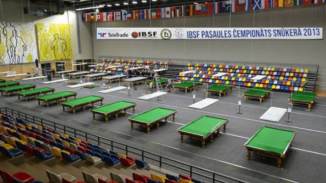 The 20-table arena setup inside the Olympic Center - Photo courtesy of the IBSF