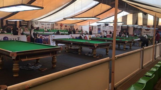 A view of the playing arena at the Sunrise Grand Select Crystal Bay Resort in Hurghada -  IBSF