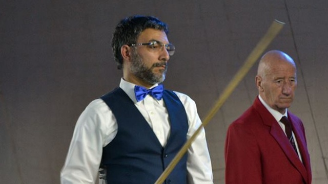 Amitabh Seth pictured in action during his first Masters' Event Group B match against Mohammed Al Joaker -  IBSF