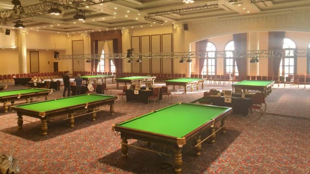 The playing arena at the Starlight Resort Hotel in Antalya - Photo  IBSF