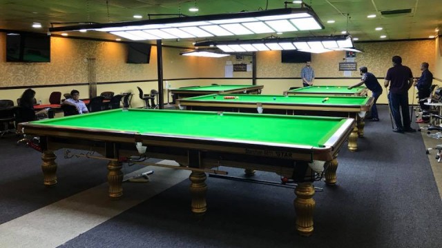 A view inside of Q Ball Snooker & Pool in Houston - Photo  Sayed Hassan