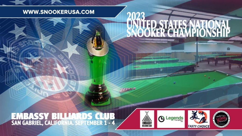 2023 United States National Snooker Championship - Embassy Billiards Club. September 1 - 4