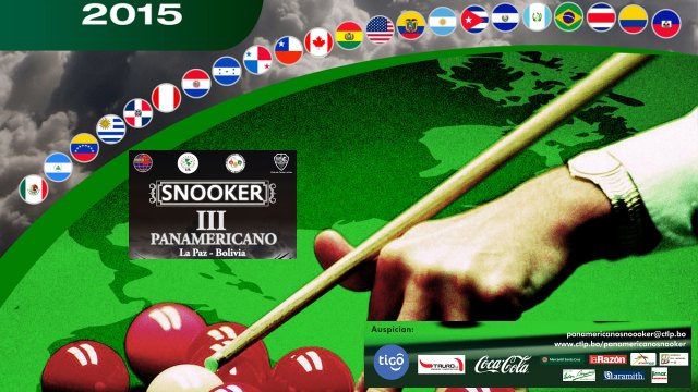 The 2015 Pan-American Snooker Championship. Club de Tenis, La Paz, Bolivia. January 27-30