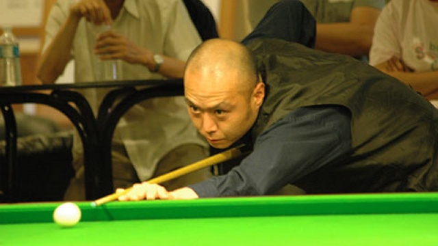 Paul Kimura pictured at play during the 2006 United States National Snooker Championship - Photo  SnookerUSA.com