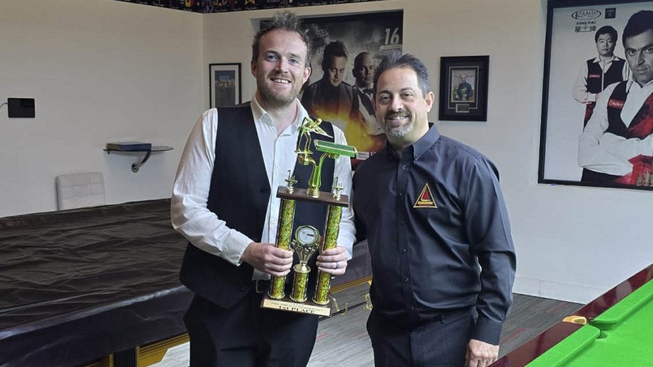 The winner of the 2024-25 Series Q Tour Americas event 2, Andy McCloskey