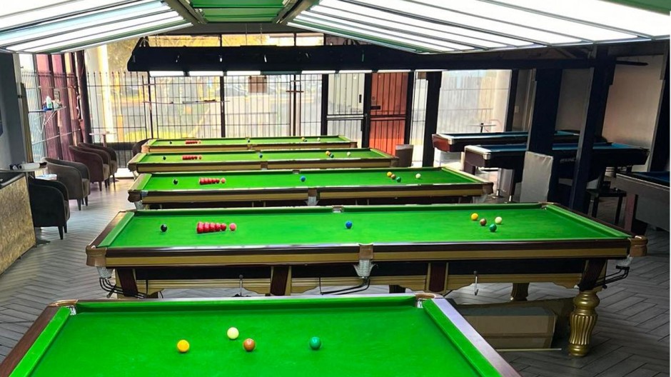 A view inside Q Billiards in Houston, Texas